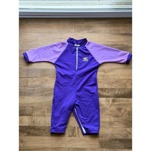 NoZone Fiji Sun Protective One-Piece Bathing Suit Swimsuit Baby Girl 12-18 Month - Picture 2 of 10